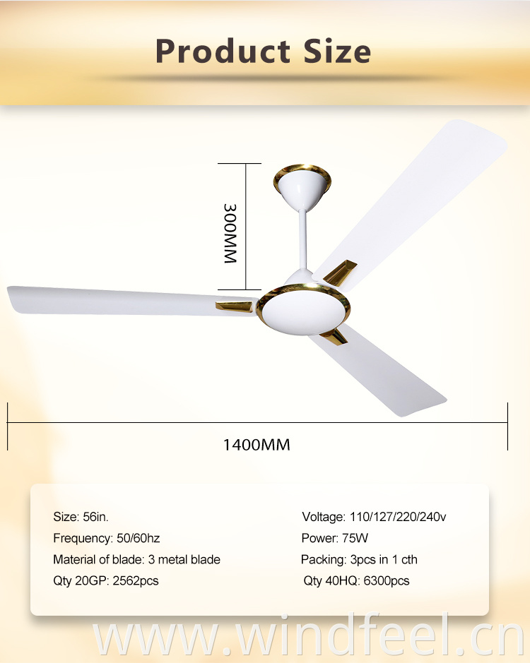 56 Inch AURA Breeze Ceiling Fan with Aluminum Blade SUMMER DELITE Hot Sale IN Ghana High Quality
